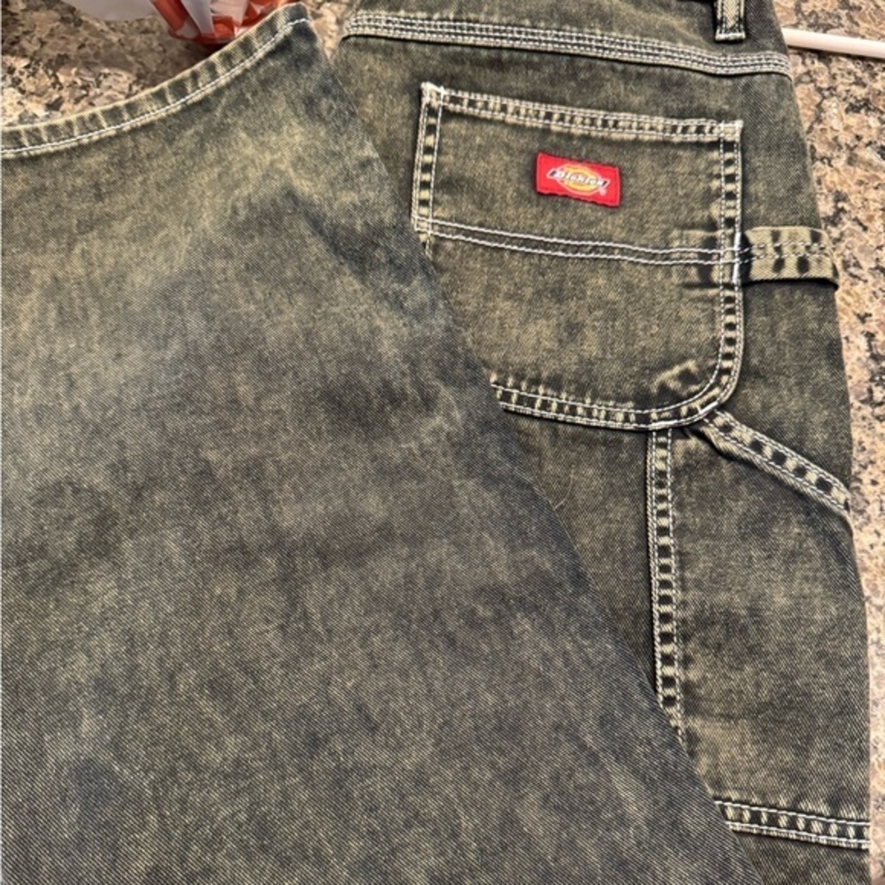 Dickies Washed Black/Gray Boyfriend Jeans